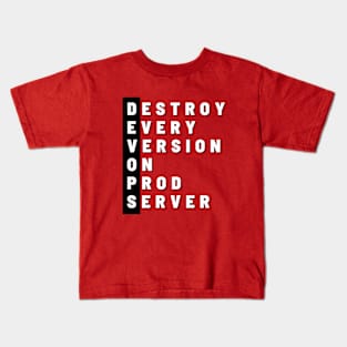 Funny Devops Definition Kids T-Shirt